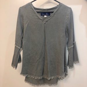 Francesca’s Olive Green Blouse